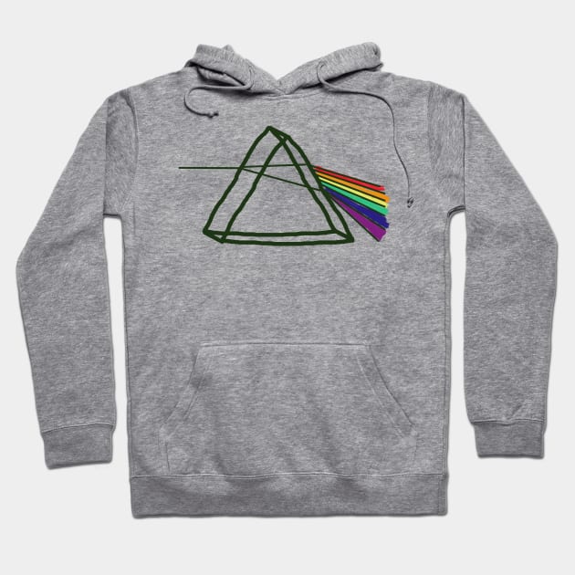 Prism hand drawn Hoodie by neteor